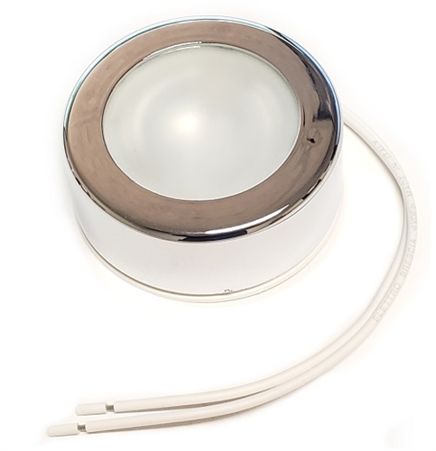 FriLight Star Dual-Color LED Ceiling Light With Chrome Trim - 3 Red, 6 Warm White