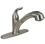 Phoenix PF231441 Single Handle Pull Out Spout Hybrid Kitchen Faucet, Brushed Nickel