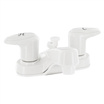 Catalina PF222241 RV Lavatory Faucet With Diverter, White