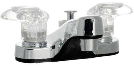 Catalina PF222341 RV Lavatory Faucet With Diverter, Chrome Finish