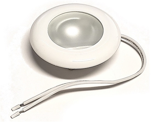 FriLight Nova 3-Way Dimmable LED Clip Mount Ceiling Light With White Trim - Warm White
