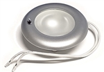 FriLight Nova LED Clip Mount Light With Silver Trim & Switch - 187 Lumens - Warm White