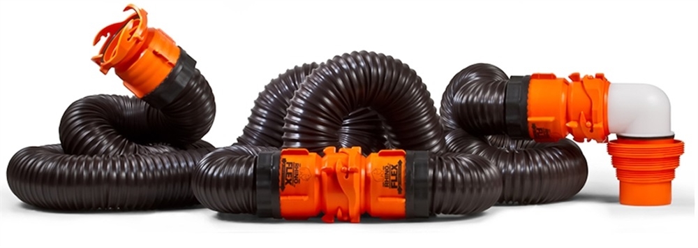 Camco RhinoFLEX 20' Complete RV Sewer Hose Kit - The Most Reliable