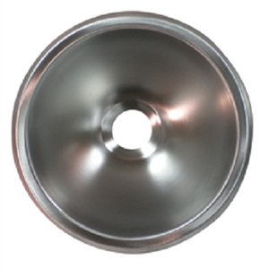 LaSalle Bristol 13M131 Round Stainless Steel Sink Bowl - 13"