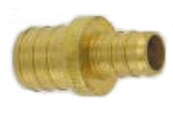 Elkhart Supply 51135 BestPEX Brass Reducing Coupling Insert Fitting - 1/2" x 3/8"