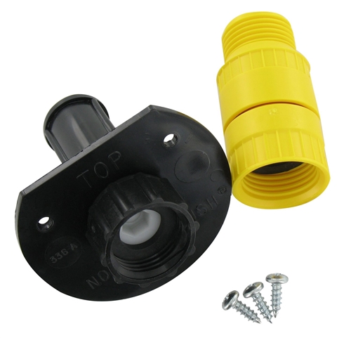 Valterra A70 No Fuss Flush RV Tank Rinse With Check Valve, 3/4" FPT