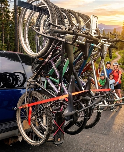 Drayton Solutions Hitch Mounted 8 Bike Rack