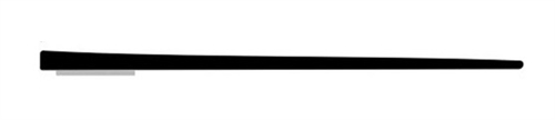 Steele Rubber Products 90-3413-265 Peel-N-Stick RV Wiper Seal - 1/8" H x 4-1/16" W - 60 Ft