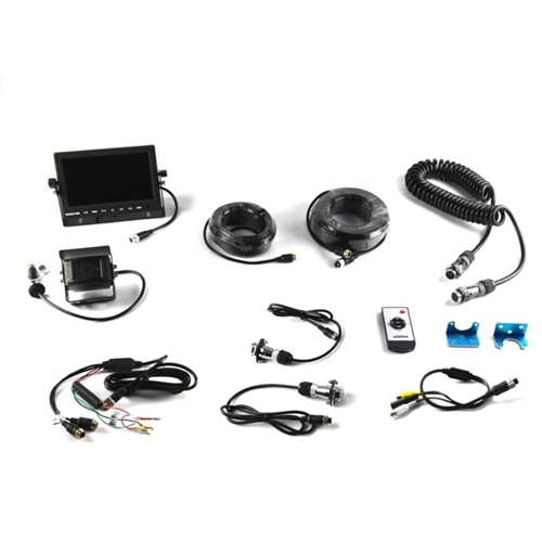 BrandMotion 9002-7802V2 Universal Trailer Rear Camera System With 7â€³ Monitor