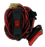 Remco 901-013-R Sprayer Pump Wire Harness Kit, 12 AWG, With 50 Amp On/Off Switch, 40 Amp Battery Clips, 98"