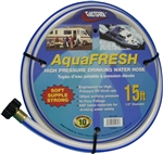 Valterra W01-5180 AquaFRESH High-Pressure RV Fresh Water Hose - 15' x 1/2" ID