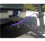 HitchCoil Purple Coiled Cable - 5-Female Round to 5-Male Flat - 3' Length
