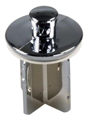 JR Products 95245 Replacement RV Pop-Up Drain Stopper, Chrome, 1-1/4"