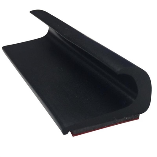 Steele Rubber Products 90-3498-260 Peel-N-Stick RV Drip Rail - 7/8" H x 1/2" W x 10 Ft - Black
