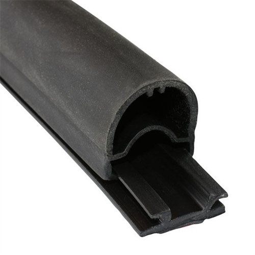 Steele Rubber Products 90-3392-265 RV Bulb Seal With Domed Channel, 15/16" x 1-1/8", Black, 30 Ft