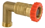 Valterra A01-2222VP RV Water Pressure Regulator with Hose Saver - Inline Lead-Free Brass