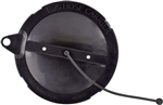 Valterra A04-0338BK Replacement Cap & Strap for Adjustable EZ Hose Carriers, Black, Twist-Lock