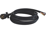 Valterra A10-7W10 7-Way Trailer Cord 10 ft, RV Tow Vehicle Wiring Harness Extension