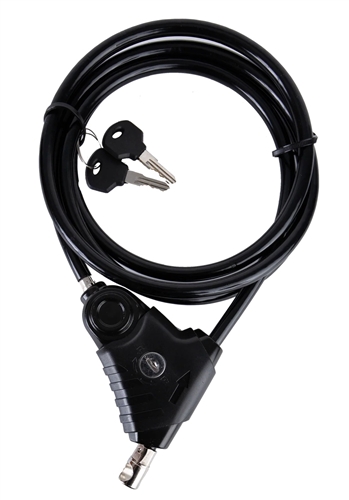 Vigilante Locks ACL-612 Adjustable Cable Lock With Keys For Bikes & Outdoor Gear, 78.7"