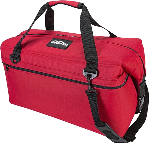 AO Coolers AO24RD Soft-Sided Canvas Cooler, 24 Can Capacity, Red