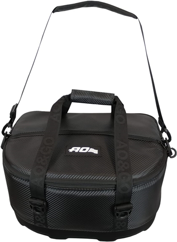 AO Coolers AOCRSNGBK 38 Can Carbon Stow-N-Go Cooler, Black