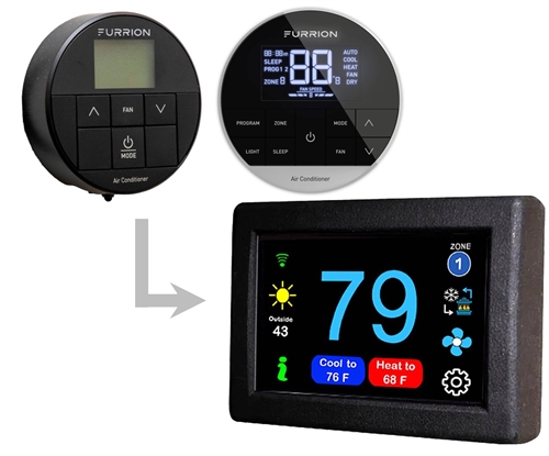 Micro-Air ASY-353-X01 EasyTouch RV 353 Touchscreen Thermostat With Bluetooth - Black
