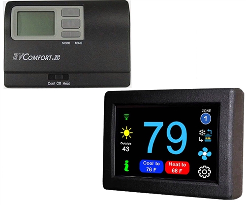 Micro-Air ASY-354-X01-C EasyTouch RV 354C Touchscreen Thermostat With Bluetooth - Black