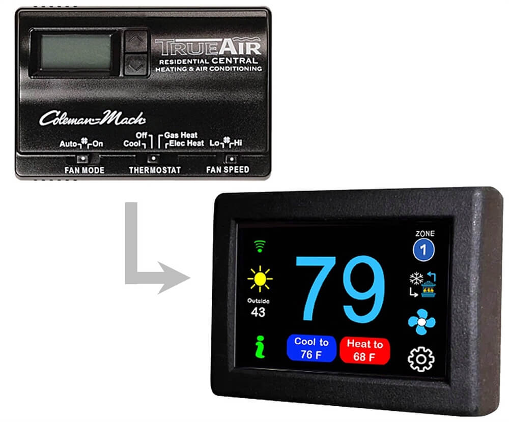 【美品】Avail アベイル MicrocastSpool RV51R Coleman RV Comfort PHP Basement Unit Replacement Thermostat