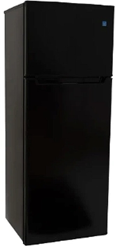 General Electric ATFR0730BE Ascoli 7.3 Cubic Ft Top Mount Refrigerator/Freezer - Black