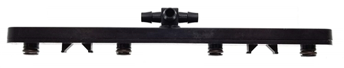 Flow-Rite BA-120-BLK Pro-Fill Manifold With Swivel For 8V Trojan Battery, 2.3" Cell Spacing - Black