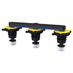 Flow-Rite BA-1FT-7A Pro-Fill 6V Battery Watering Manifold, Blue, Swivel T, Twist-In, Unshrouded