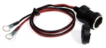 Flow-Rite BA-553 12V Cigarette Lighter to 5/16 in Ring Terminal Adapter for Mini Battery Watering Pump