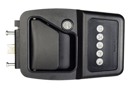 Bauer EM AlSentis Electric RV Keyless Door Lock - Right Hand