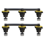 Flow-Rite BG-U12V-7G-EA Pro-Fill Universal Battery Watering System for 2x 6V Batteries with Eagle Eye Indicator