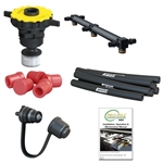 Flow-Rite BG-U12V-7J Pro-Fill Universal Battery Watering System for two 6V deep-cycle batteries with 127 flex manifolds and automatic shut-off valves