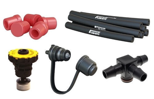 Flow-Rite BG-U24V-4J Pro-Fill Universal 24V battery watering system with automatic shut-off valves and interconnecting tubing for four 6V batteries