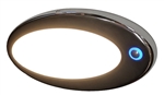FriLight Elipse LED Ceiling Light With Chrome Trim & Switch - 462 Lumens - Warm White