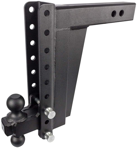 Bulletproof Hitches ED2512 Adjustable 2-Ball Mount For 2-1/2" Receiver, 12" Drop/Rise, 36,000 Lbs