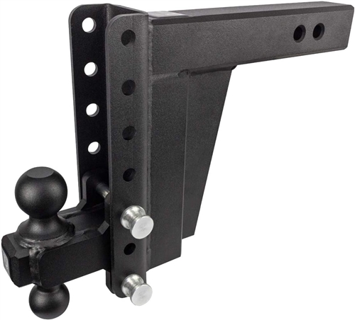 Bulletproof Hitches Extreme Duty Adjustable 2-Ball Mount Trailer Hitch For 2.5" Receiver, 8" Drop/Rise, 12-36K