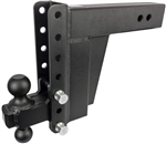 Bulletproof Hitches ED308 Adjustable 2-Ball Mount For 3" Receiver, 8" Drop/Rise, 36,000 Lbs