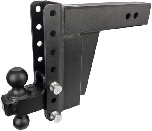 Bulletproof Hitches ED308 Adjustable 2-Ball Mount For 3" Receiver, 8" Drop/Rise, 36,000 Lbs