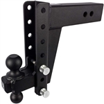 Bulletproof Hitches HD308 Adjustable 2-Ball Mount For 3" Receiver, 8" Drop/Rise, 22,000 Lbs