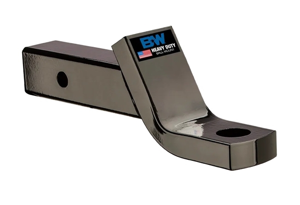 B&W Hitches BMHD30210 heavy-duty steel ball mount with 2-inch drop and 6-inch shank rated at 16,000 lbs towing capacity