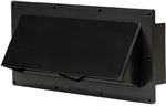 Ventline BV2111-55 Exterior Range Hood Wall Vent, Black