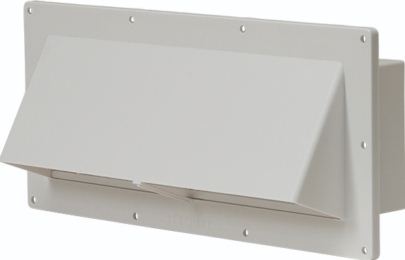Ventline BV2111-61 Exterior Range Hood Wall Vent, White