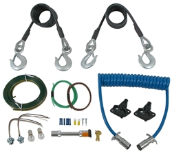 Towing Accessories Kit for Motor Home Mounted Tow Bars - 10,000 lb (Non Blue Ox)