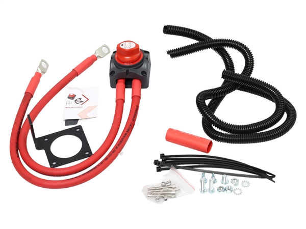 Blue Ox BX88443 Manual Battery Disconnect Kit for 12V Batteries, 275 Amp