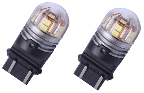 Putco C3157A LumaCore LED 3157 Light Bulb - Amber - Set of 2