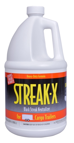 RVTECH CARGOX1GAL STREAK-X Black Streak Remover For Cargo Trailers - 1 Gallon