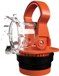 Camco Rhino RV Sewer Hose Adapter PRO, Clear 90 Degree Elbow, Fits 3.5" And 4" Sewer Inlets